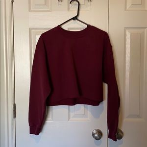 Cropped Maroon Sweater